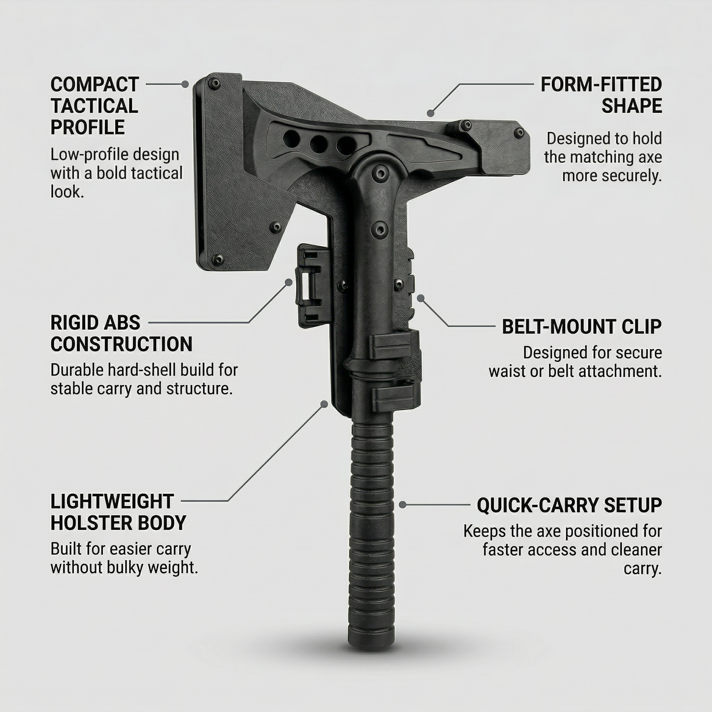 ForgeRig™ Quick-Release Tomahawk Holster V2